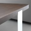 Tavolino da salotto di design in rovere con gambe in metallo6