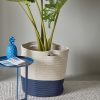 ETTORE-cesto-per-piante-in-tessuto-bicolor-Canapa-Blu-B
